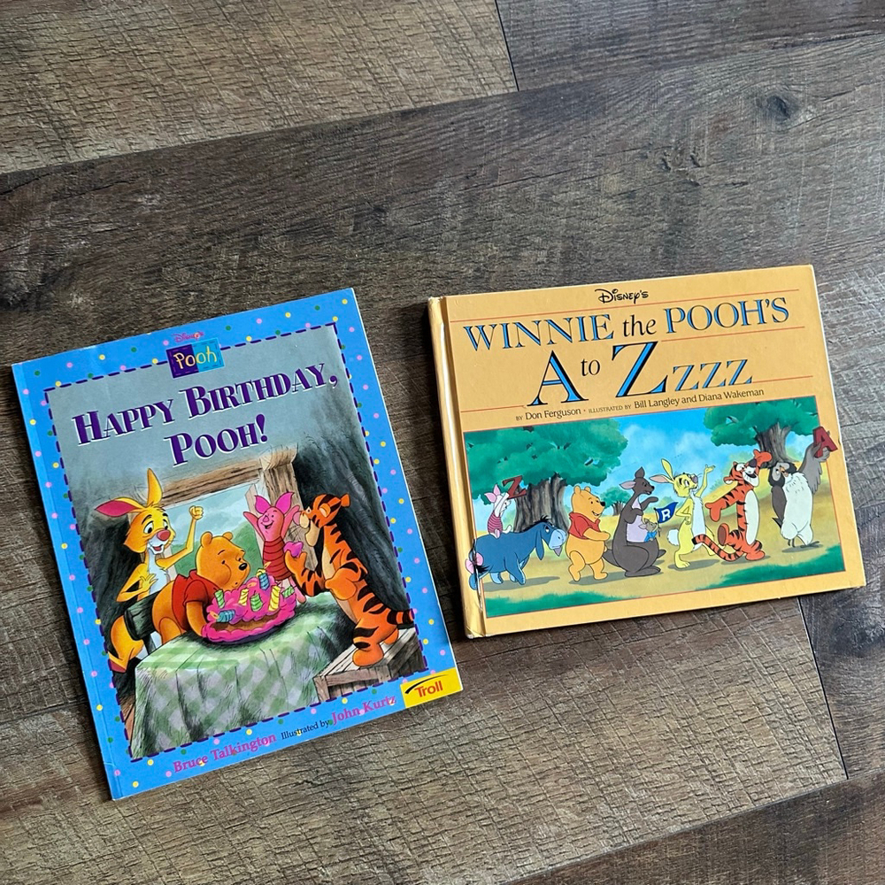 Birthday Disney Winnie the Pooh Books set 90’s